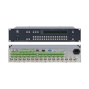 16x16 Composite Video & Balanced Stereo Audio Matrix Switcher