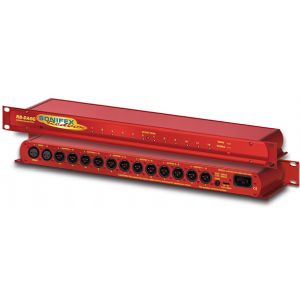  6 Way Stereo Distribution Amplifier With Output Gain Control.

