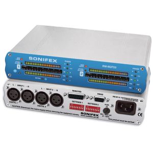  2 Stereo 53 Segment Meters, Free-Standing
