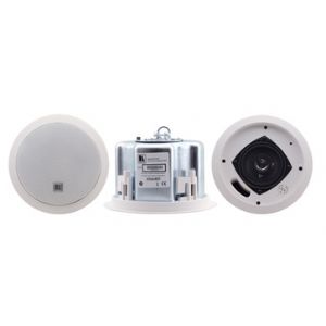 Two-way Ceiling Speakers with 4-Inch Metal Back Can & Transformer (4Ω)
