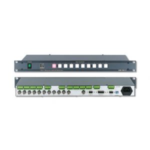 10x1 Composite Video & Balanced Stereo Audio Switcher